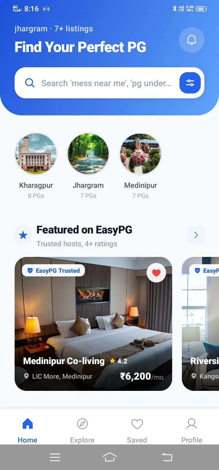 EasyPG app screen 2